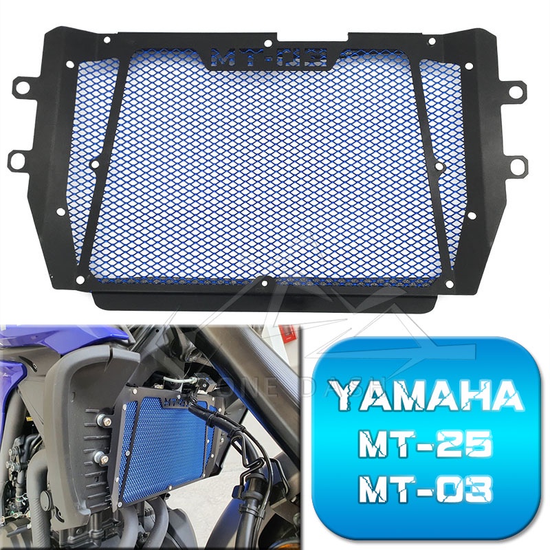 YAMAHA雅馬哈MT03 2015-2021 不鏽鋼水箱網FZ03 MT-03改裝保護網 水箱護網護罩