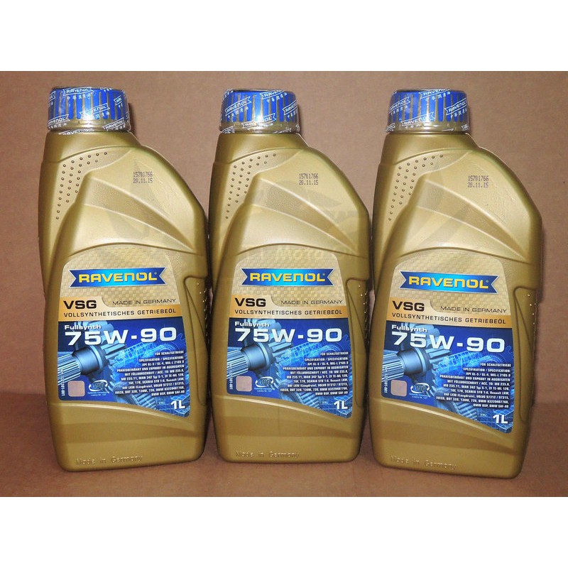 Tt油品 Ravenol 漢諾威vsg 75w90 競技專用全合成齒輪油zf指定cx 5 差速器手排油wrx 蝦皮購物