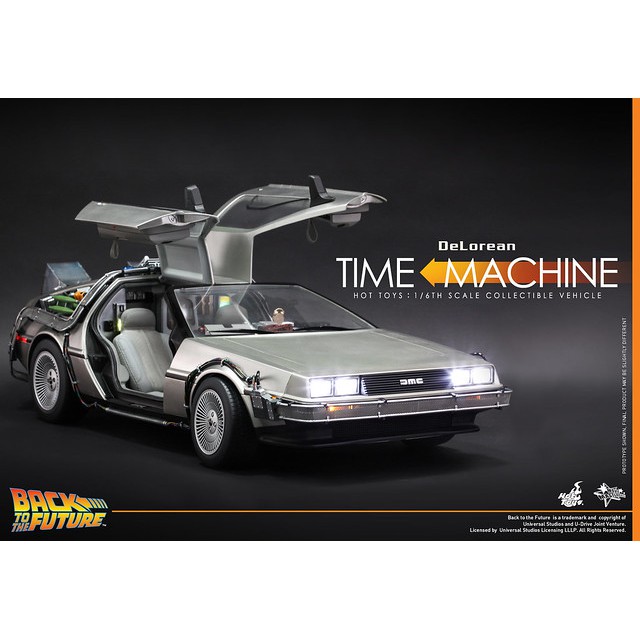 Hot Toys MMS260 1/6 回到未來 時光車