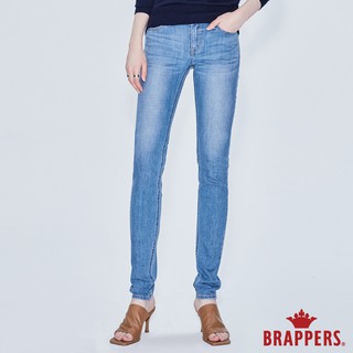BRAPPERS 女款 美腳ROYAL系列-低腰微彈性九分窄管褲-淺藍