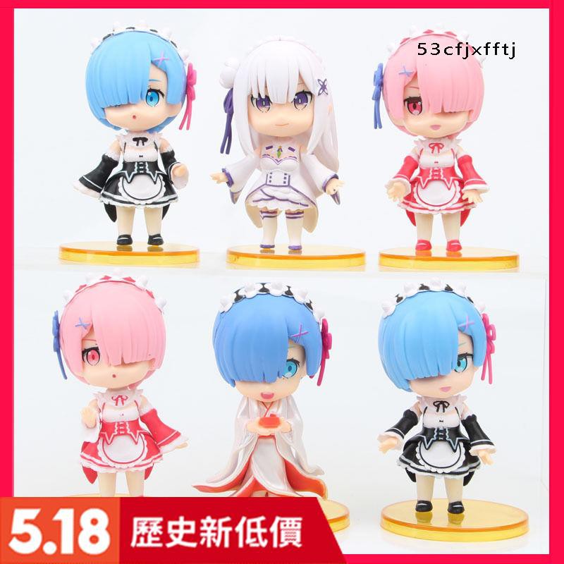 優品 手辦福袋動漫美少女日版妹子蕾姆初音模型二次景品機箱擺件盲盒 蝦皮購物