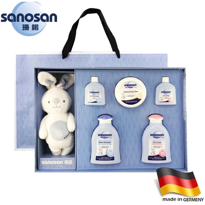 德國 sanosan 珊諾 baby喜迎新生寶寶甜心禮盒 滿月禮盒 彌月禮盒送禮