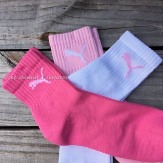 【HYDRA】Puma 3Pack Socks Short Length 襪子 中筒襪 足球襪 短襪 粉紅 白 運動襪