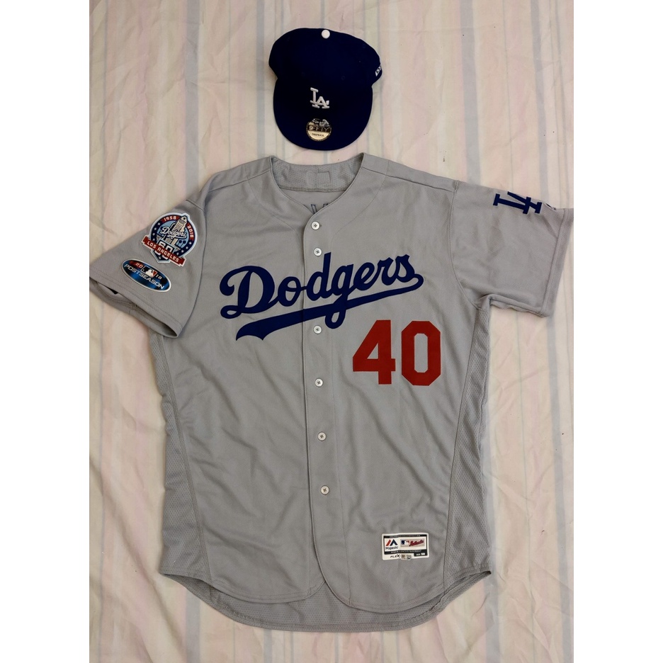 MLB 認證 道奇隊 Honeycutt 球員版 Team Issued 尺寸 50 球衣 Dodgers 60週年