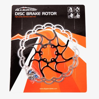 Alligator Aries 登山車公路車不鏽鋼黑色碟盤 160/180/203 Brake Disc Rotor