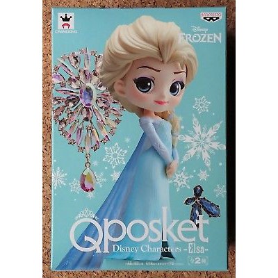 日版 景品  Q posket Qposket 迪士尼  Frozen 冰雪奇緣 Elsa 艾莎  特別色 B款 現貨