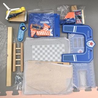 【kikimmy】城市警察木製玩具組 (13件組)