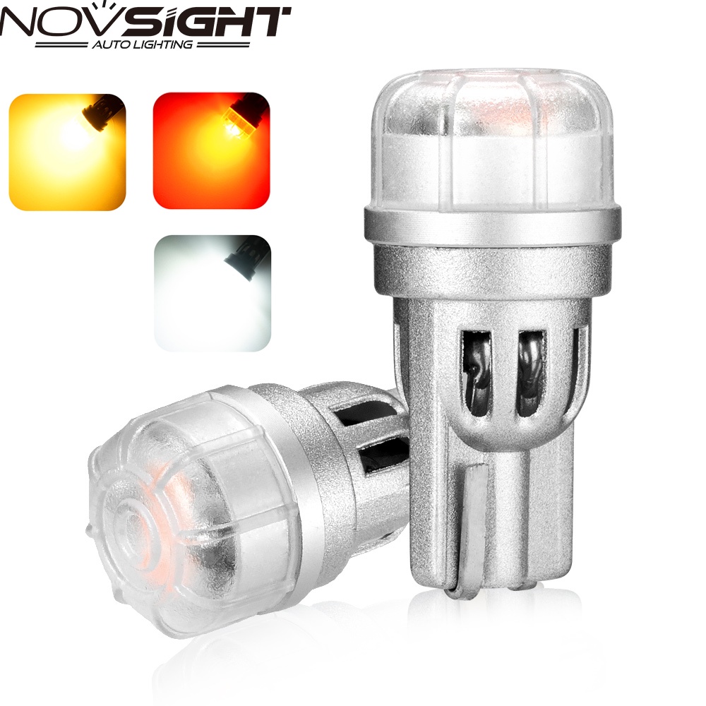 Novsight NewT10 LED 信號燈閱讀燈尾燈迷你即插即用白色, 紅色和黃色 2 PC