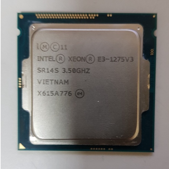 Intel Xeon E3-1275 v3 CPU 有內顯 附原廠銅芯散熱風扇 1150腳位 效能同 i7-4790