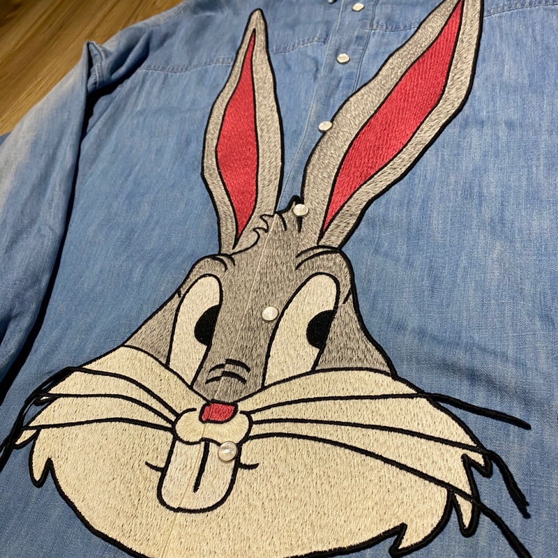 GUCCI 刺繡bunny兔 襯衫