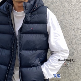 【BK】Tommy 男生 羽絨背心 背心 羽絨外套 連帽背心