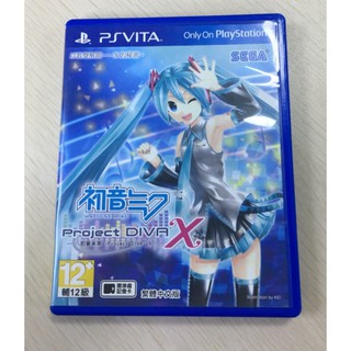 PSV 初音未來 Project DIVA X 中文版 2手 9成新 台中面交現貨可刷卡