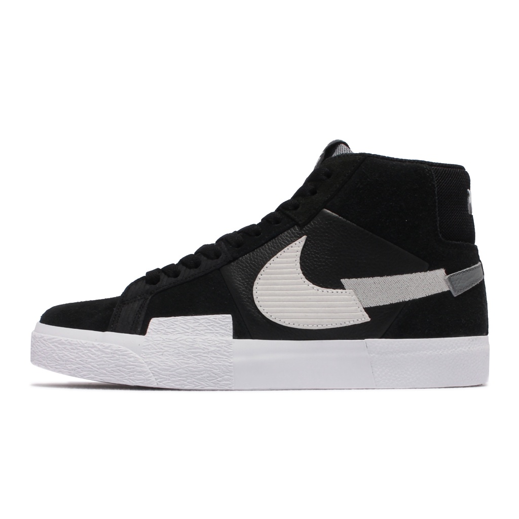 Nike 滑板鞋 SB Zoom Blazer Mid PRM 斷勾 黑白 解構 男鞋 【ACS】 DA8854-001