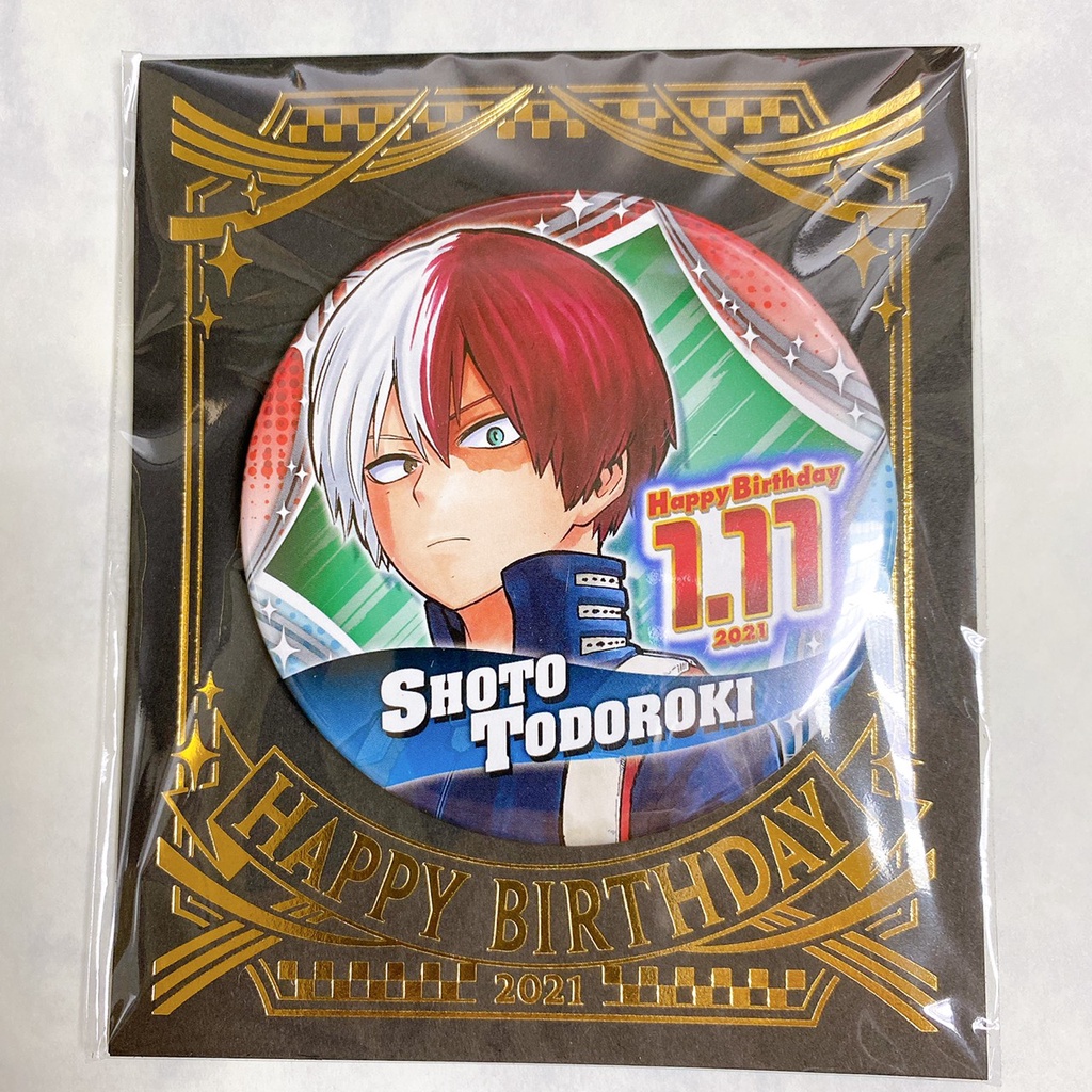 現貨 我英轟爆豪死柄木弔生日徽章原畫誕生日我的英雄學院jumpshop 轟焦凍 蝦皮購物