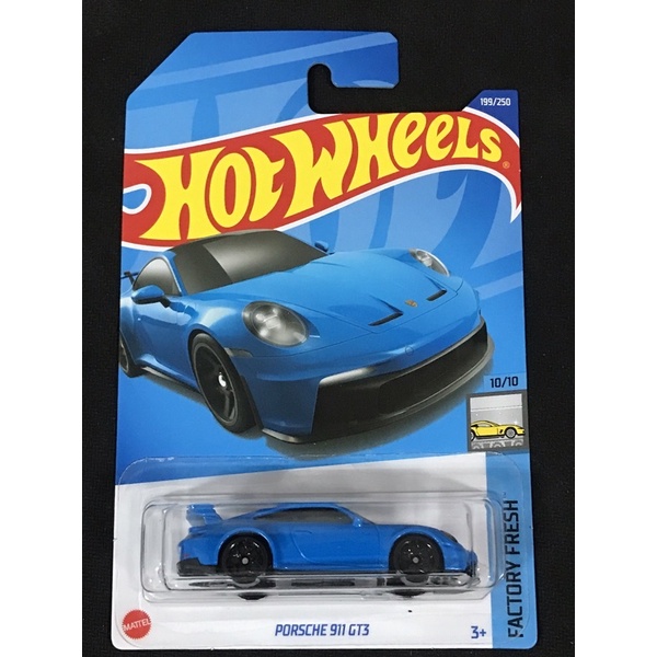 風火輪 hot wheels 保時捷 Porsche 911 gt3 藍色 波子 青蛙 普卡