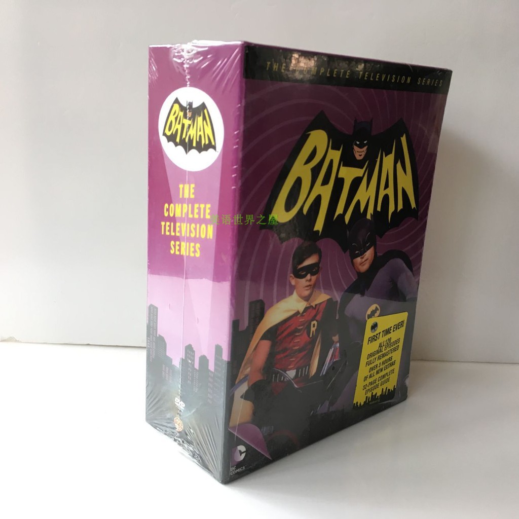 現貨英文batman蝙蝠俠完整版18dvd碟片珍藏版學英語1966版電視劇 蝦皮購物
