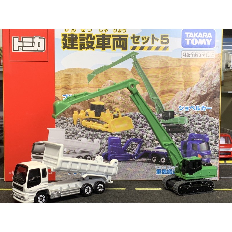 TOMICA 建設車輛5 拆賣 白色砂石車