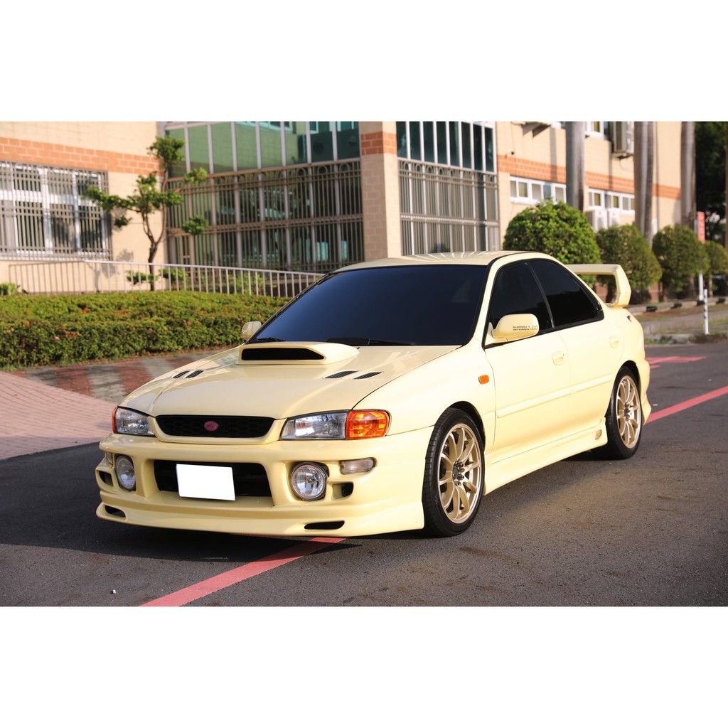 01年12月impreza Gc8 Sti 4wd 鵝黃色 蝦皮購物