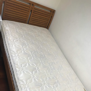G Room 售二手詩肯柚木單人床 床墊 已售出 蝦皮購物