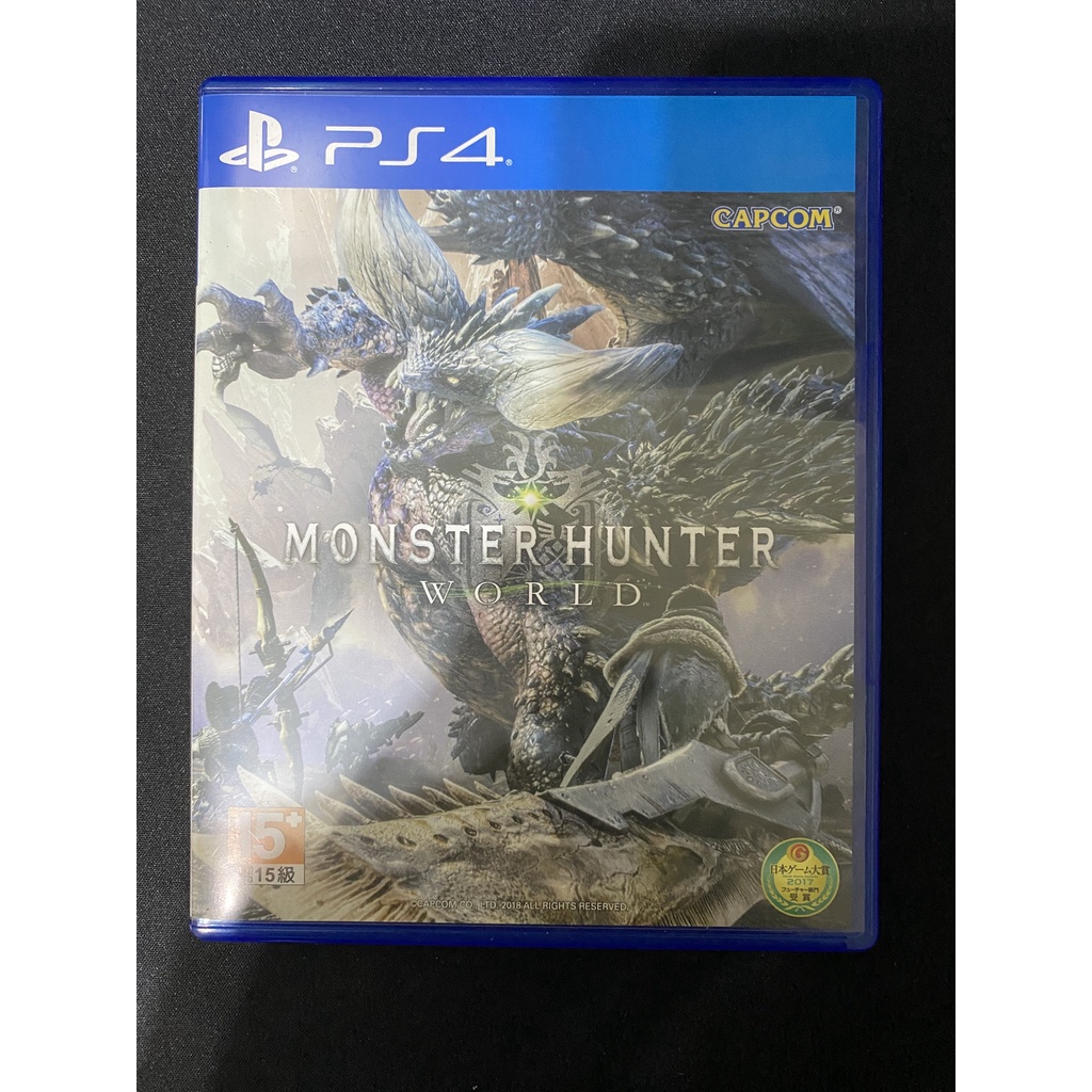 [PS4]遊戲片 魔物獵人世界 Monster hunter world 中文版二手