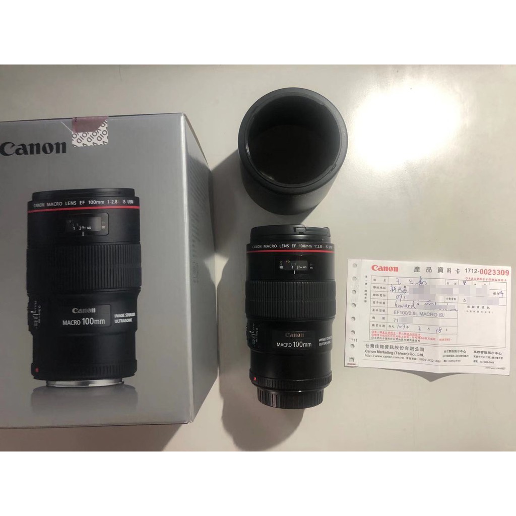Canon EF 100mm F2.8L marco 公司貨