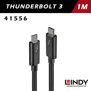 lindy 林帝 被動式 thunderbolt 3 intel 傳輸線 1m [41556]