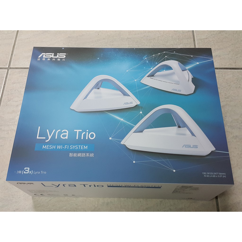 Asus Lyra Trio Mesh網路三顆組