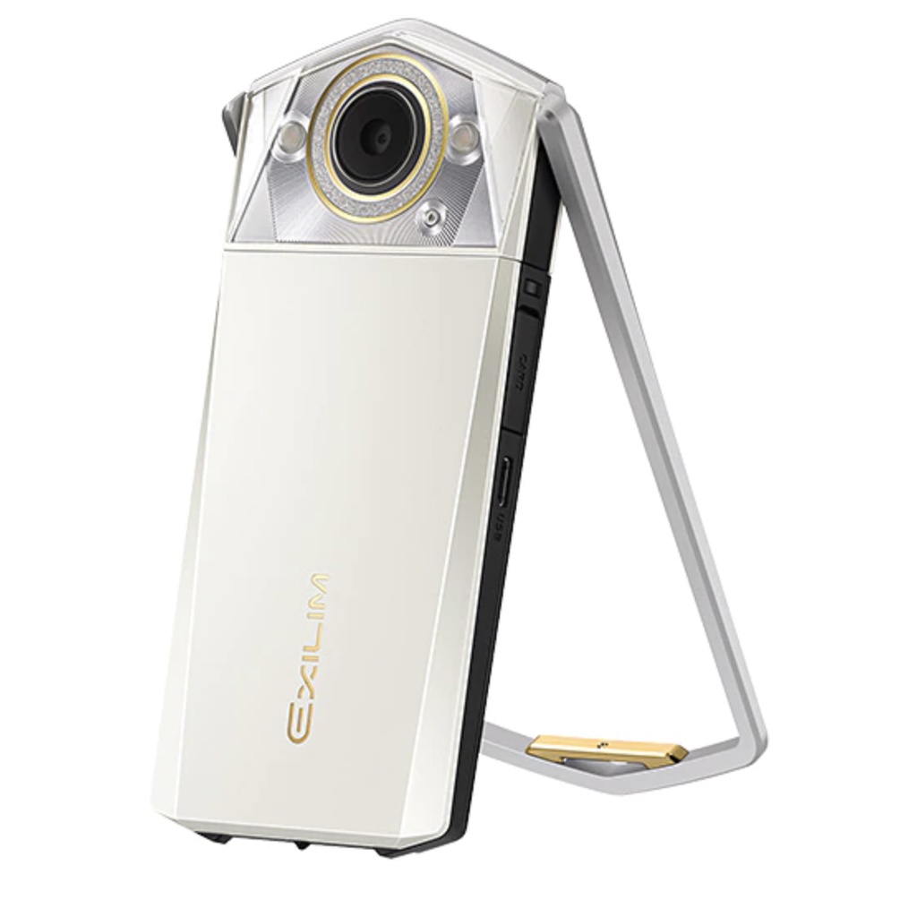 卡西歐 CASIO EX-TR80 最新款自拍神器 美顏 白色 輕巧 藍芽 9.9新 公司貨 數位相機 絕版 贈防潮箱
