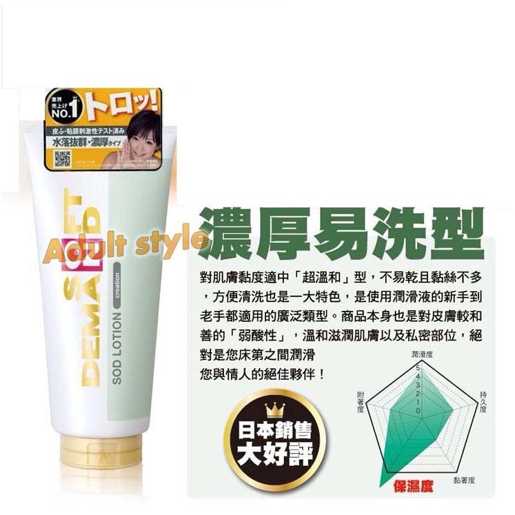 日本JEX-SOD水性潤滑液(濃厚易洗型)-VIP情趣用品-水性 仿體液 大容量