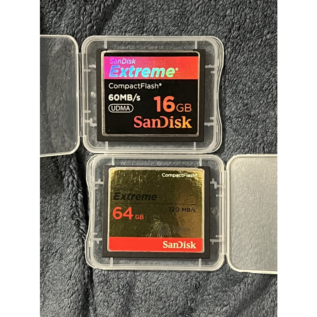 【售】記憶卡SanDisk Extreme CF 64G 64GB&amp;16G 16GB