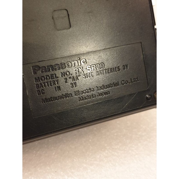 PANASONIC國際牌松下 收音機卡帶機 RX-SR29