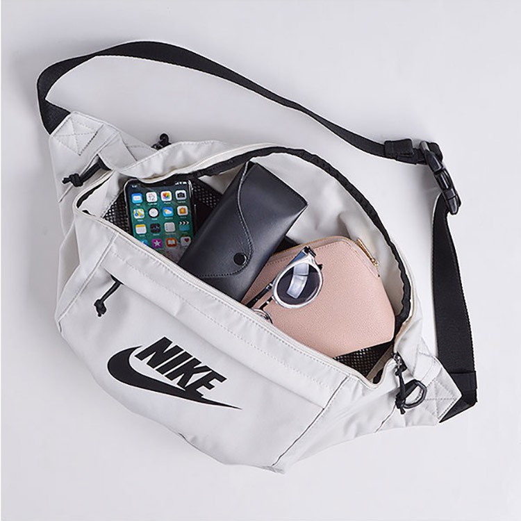 nike white tech hip pack
