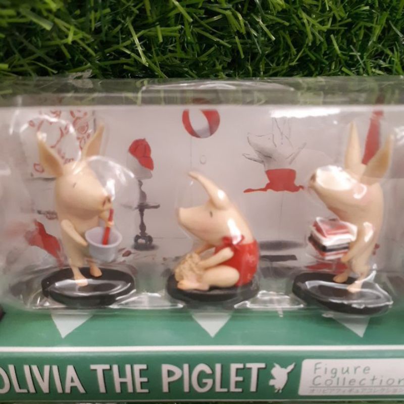 👍日本正版 奧莉維亞 OLIVIA THE PIGLET 奧莉薇 Olivia 豬小妹 繪本 小豬 奧麗薇 公仔 小公仔