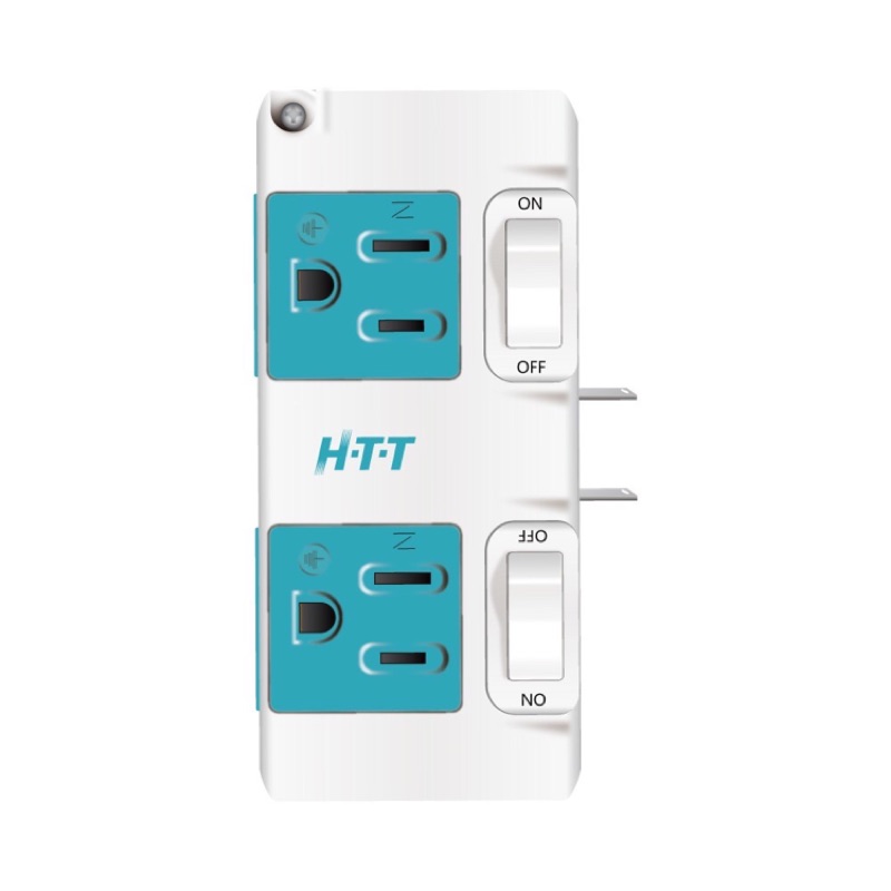 HTT 2開關4插座 3P+2P 任意配兩用型插座 HTT-258