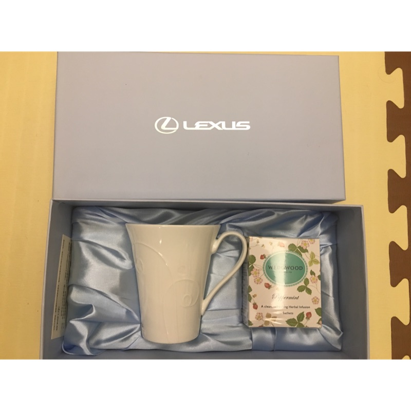 全新品 LEXUS WEDGWOOD骨瓷馬克杯午茶組