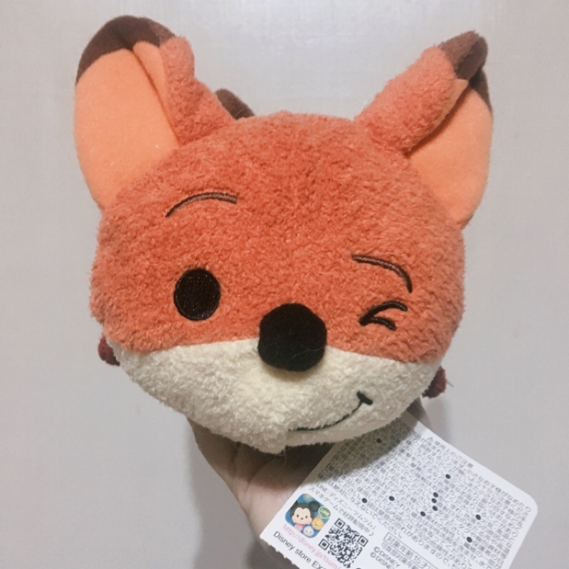 日本Disney store 動物方城市 尼克tsumtsum小狐狸娃娃