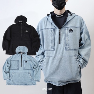 Supreme x Nike ACG Denim Pullover 衝鋒衣 半開襟外套【DO7198-010】