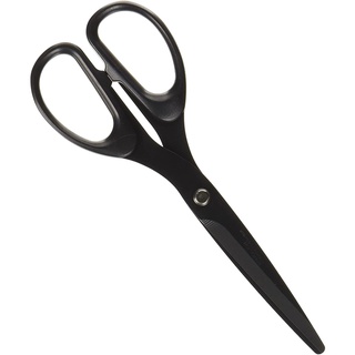 【文具通】日本 LION 事務 剪刀 ライオン事務器 ステンレスはさみ フッ素加工 刃渡り CS-165F