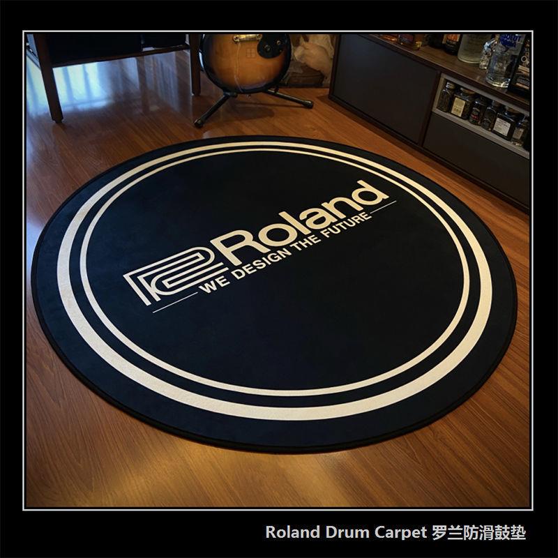 【鋼琴腳墊 優選】Roland羅蘭電鼓地毯架子鼓防滑地墊排練室錄音室搖滾隔音降噪鼓墊