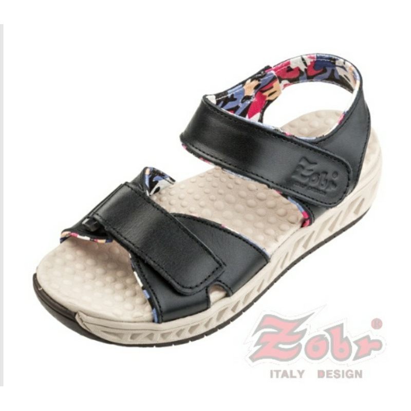 【SHOES】路豹Zobr女【新羽量化H系列】氣墊涼鞋／厚底涼鞋／立體花造型涼鞋／卡哇伊圖案涼鞋／高質感壓印花涼鞋