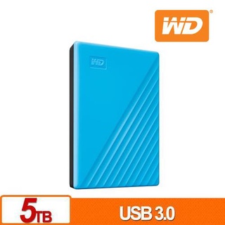 WD 威騰 My Passport 5TB(藍) 2.5吋行動硬碟原價4500(省610)