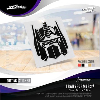 TRANSFORMERS Uq變形金剛切割貼紙變壓器貼紙定製切割貼紙摩托車汽車筆記本電腦皮膚