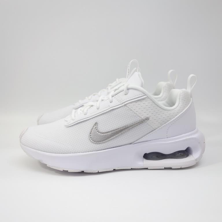 [麥修斯]NIKE AIR MAX INTRLK LITE 運動休閒鞋 氣墊 輕量 白銀 女款 DV5695 100