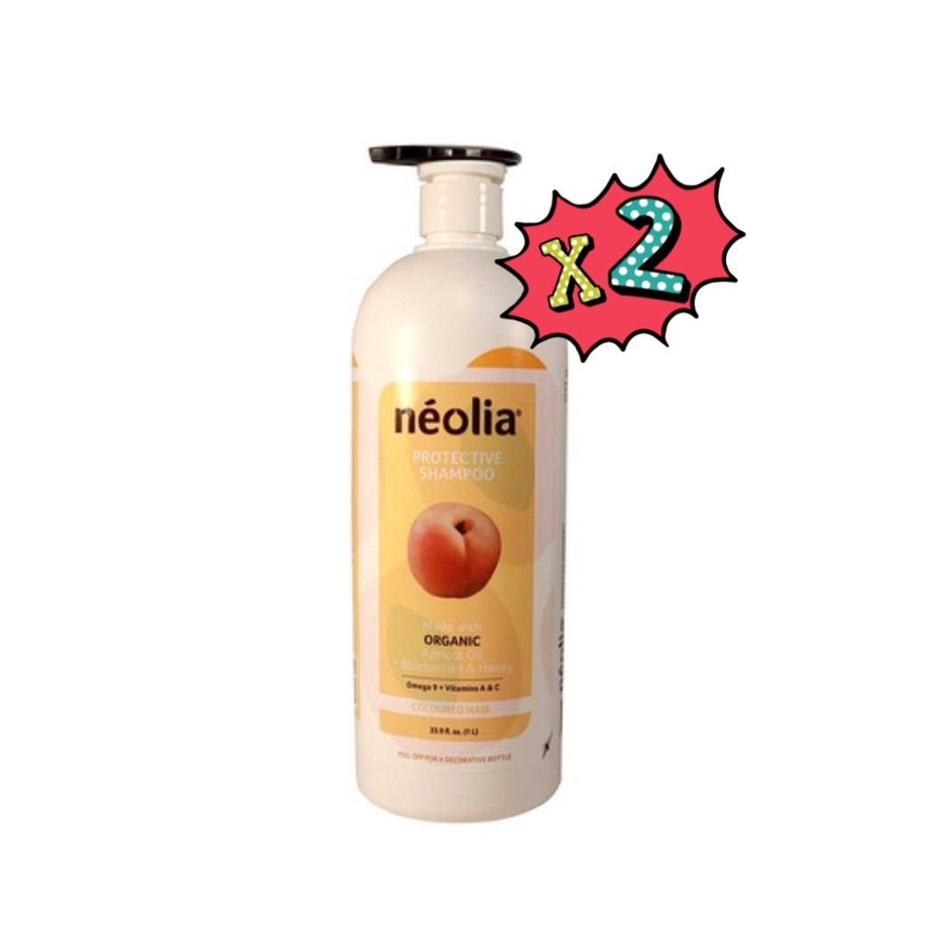 Neolia 杏桃仁油配方保濕洗髮精 1公升 含運（2瓶入）