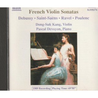NAXOS French Violin Sonatas Debussy SaintSaens Ravel Poulenc