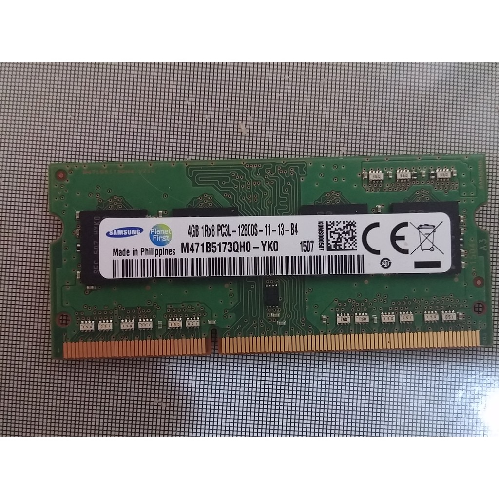筆電 三星 DDR3 1600  記憶體 RAM  4GB