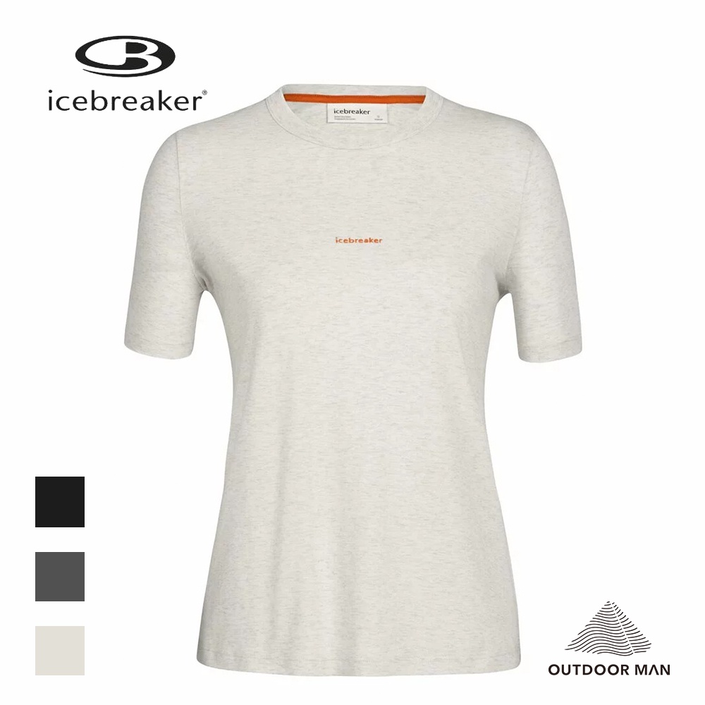 [Icebreaker] 女款 Central 素色圓領短袖上衣-JN160 (IB0A59LT)