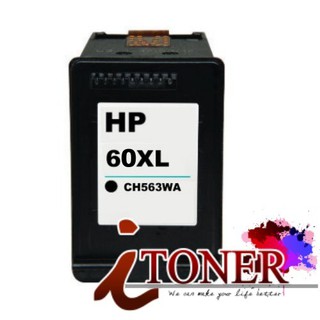 HP NO.60/NO.60XL/CC641WA 黑色環保高印量墨水匣 適用 F2410 / F4280 / F4480