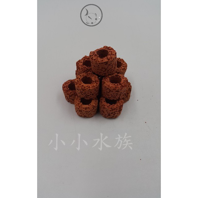 【亮亮水族｜濾材批發】多孔陶瓷環(紅)500g入 / 2kg入