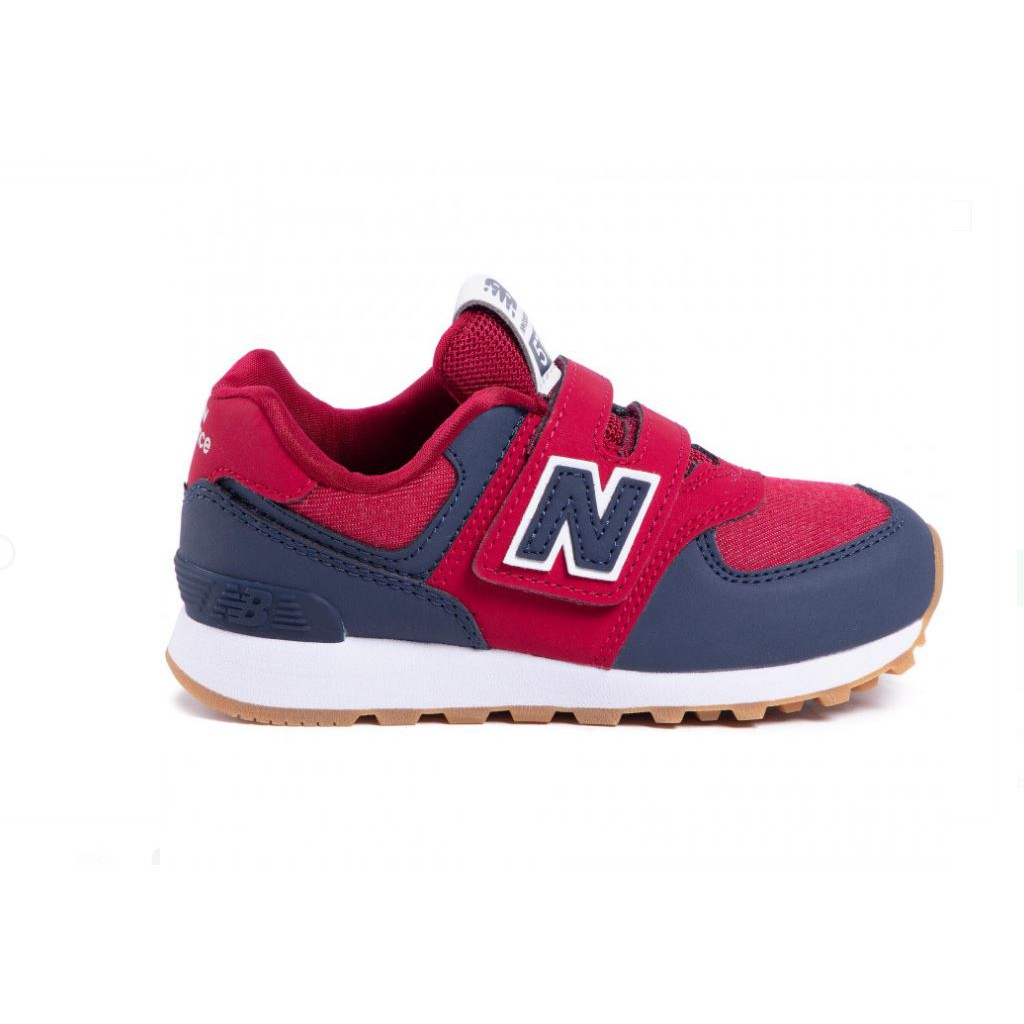 New Balance 中童紅藍寬楦休閒鞋-NO.YV574DMI